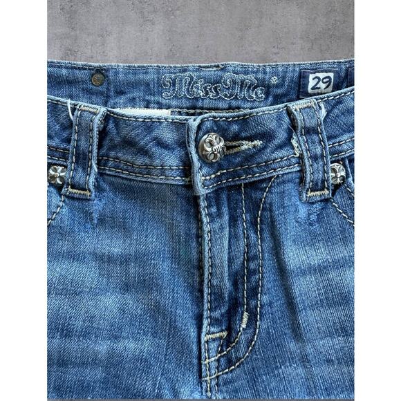 Vintage Miss Me Jeans Y2K Boot Cut Denim Embellished Pockets Women’s Size 29 - Picture 6 of 16